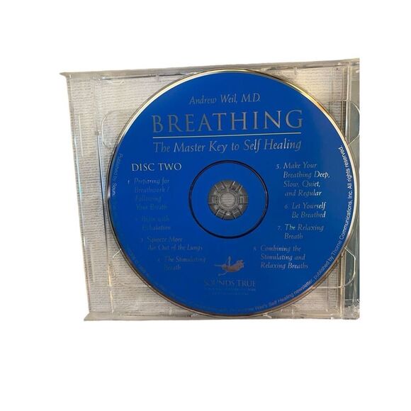 Breathing The Master Key To Self Healing by Andrew Weil 2 Disc Set CD Self Help - Picture 4 of 5